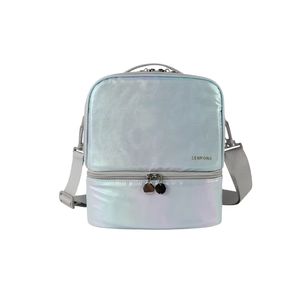 Sac à dos holographique en gros pour garçons et filles, sac à dos tendance irisé brillant, sac isotherme pour le déjeuner, idéal pour le style urbain quotidien - Product Image 3