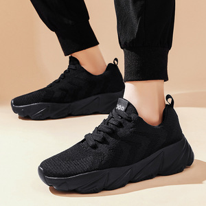 Zapatillas Casuales Ligeras y Transpirables para Hombre y Mujer 2025, con Malla de PU, Cordones Delanteros, Diseño de Color Sólido para Otoño - Product Image 3