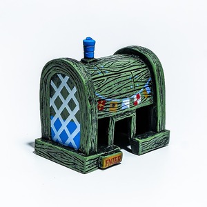 ของตกแต่งตู้ปลาบ้านสับปะรดสพันจ์บ็อบ -ชุดเครื่องประดับรูปการ์ตูน - Product Image 5