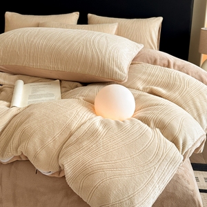 Juego de Ropa de Cama Cálida para Invierno, Moderno, con Funda de Edredón de Felpa, Ecológico, Antibacteriano, para Mayor Comodidad y Estilo - Product Image 5