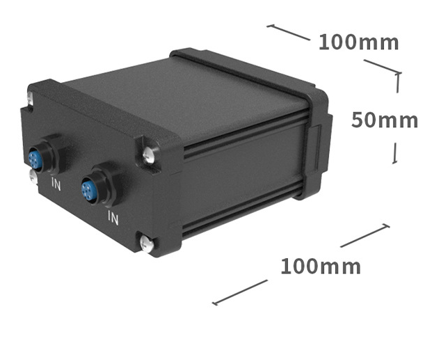 Standard Aluminum box amplifier chassis profile extrusion enclosures in Stocks custom aluminum profile