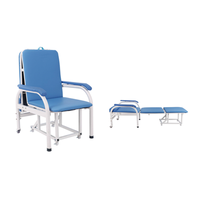 Fauteuil médical pliable multifonctionnel pour accompagnement hospitalier, prix de gros, pour mobilier hospitalier