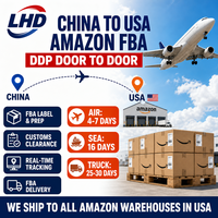 Transitaire maritime et aérien Chine-USA pour Amazon FBA, agent d'expédition DDP porte-à-porte, logistique de conteneurs FCL et LCL