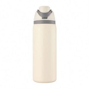 Vaso Térmico de Acero Inoxidable de Doble Pared de 32oz con Logotipo Personalizado, Recubrimiento en Polvo, Botella de Agua Deportiva al Vacío con Pajita - Product Image 4