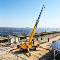 Grue araignée hydraulique 5T avec flèche articulée pour les projets d'aéroports et de gares ferroviaires