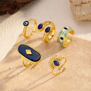 European American Japanese Korean Three-Life Three-Color Three-<b>Ring</b> Interlocking 18K <b>Stainless</b> <b>Steel</b> Fashion Classic Party Gifts - Product Image 1