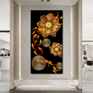 Arte della parete astratta animale oro <span class=keywords><strong>cervi</strong></span> stampa pittura su tela e stampe moderne immagini di lusso per la decorazione della casa - Product Image 2