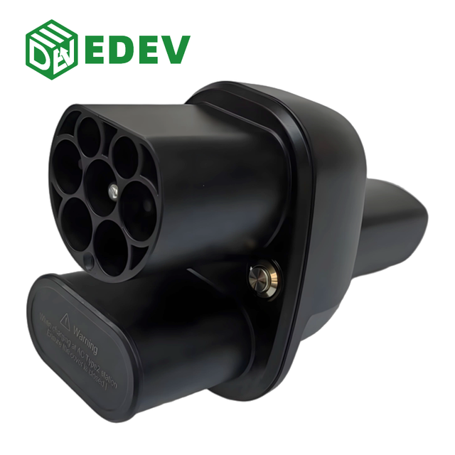 EDEV CCS2 NACS Adapter 32A AC DC Fast EV Charging Connector New Compatible Tesla Electric Vehicles High Power Charging Solution