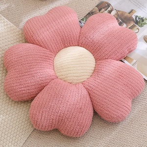 Almohada de girasol para asiento de niños, almohada de asiento para ventana de Bahía, flor rosa - Product Image 5