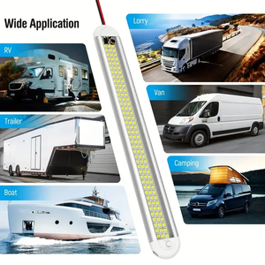 Barra de Luz Interior LED de 12V 24V, 120 LED, Tira de Luz LED para <span class=keywords><strong>Maletero</strong></span>, Lámpara para <span class=keywords><strong>Remolque</strong></span> de Carga Cerrado, <span class=keywords><strong>Coche</strong></span>, RV, Camioneta, Camión, Caravana - Product Image 6