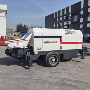Camion pompe à béton SINOTO 60m³/h avec flèche de placement montée sur camion pour bâtiments de grande hauteur - Product Image 1
