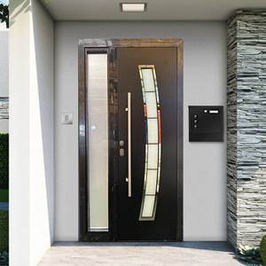 Porte d'Ingresso Personalizzate <span class=keywords><strong>in</strong></span> Metallo, Acciaio Inox e <span class=keywords><strong>Alluminio</strong></span> per Ville e Case, Porte Pivotanti Certificate Antiuragano - Product Image 4