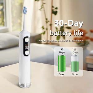 Carepik 2025 último cepillo de dientes sónico inalámbrico 2 en 1 y cepillo de dientes de hilo <span class=keywords><strong>dental</strong></span> portátil Limpieza de dientes - Product Image 6