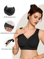 Soutien-gorge en gel pour femmes, design dos en U, sans armatures, sans coutures, bande en gel, soutien doux, anti-affaissement, confortable, soutien-gorge tendance pour femmes