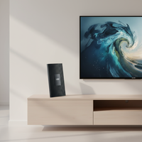 DVB-T/T2 30dBi Verstärkte Innen-TV-Antenne Kunststoffkonstruktion Doppelte Montagemöglichkeit Privates Design 4G/5G Störschutz