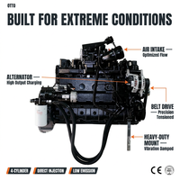 Moteur diesel complet d'occasion OTTO Guangzhou 6BT5.9 (6BTA5.9, 6BT 5.9L) pour CUMMINS