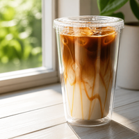 Gobelets et couvercles en gros, gobelets en plastique personnalisés avec logo pour les boutiques de bubble tea