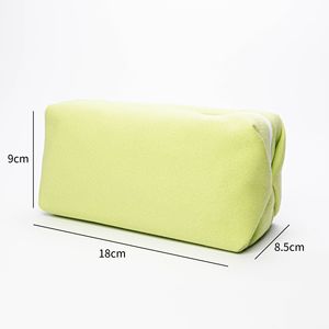 Sac cosmétique en toile de coton recyclable, grand sac de rangement pour les soins de la peau et les trousses à crayons, logo personnalisé OEM - Product Image 1