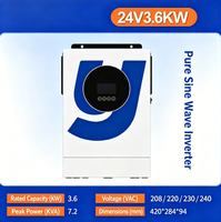 Sistema de Almacenamiento de Energía Solar Todo en Uno de 3.6kW con Batería de Litio de 600Ah, Sistema de Energía Solar Residencial Fuera de la Red