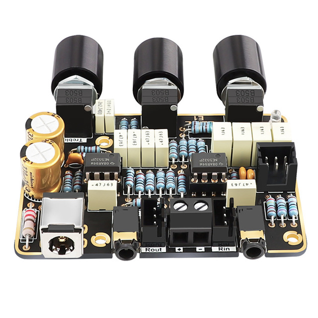 NE5532 Mixing Board Active Filter Power Amplifier Board Front-end HIFI Front-end Module Universal Dual Operational Amplifier