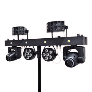 Faro LED da 300W per DJ, Barra LED Professionale <span class=keywords><strong>con</strong></span> Sistema di Movimento, Faro LED RGBW a Testa Mobile, Luce Laser a Farfalla, Luci Sceniche per DJ - Product Image 5