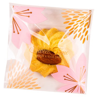 Conception personnalisée thermoscellage gâteau de lune Grains Noix Dessert Pain Biscuit Biscuits Opp Petit sac d'emballage en plastique pour boulangerie