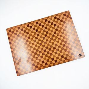 Planche à découper en bambou et pin, 41x30x3cm, rectangulaire, double face, pour aliments crus et cuits, fruits, pique-nique - Product Image 1