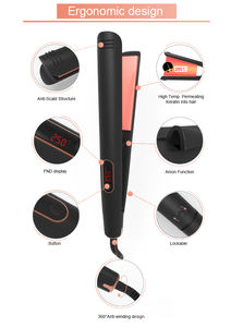 Kératine Portable Fer Plat Lisseur Support Titane Fer Plat Les Instruments De Salon De <span class=keywords><strong>Coiffure</strong></span> Femme - Product Image 4