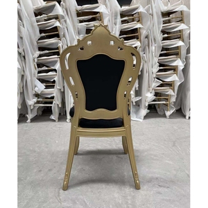 Sillas Ghost <span class=keywords><strong>Luis</strong></span> de Resina PP Doradas para Bodas, Eventos, Banquetes, Hoteles y Fiestas, Venta al Por Mayor - Product Image 4