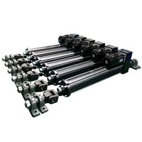Simulador de Carreras de Alta Velocidad 4Dof 6Dof, Plataforma de Simulación de Vuelo, Simulador de Movimiento Lineal