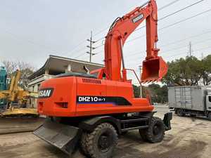 Excavatrice sur pneus et chenilles Doosan DX210W DH210 d'occasion de 21 tonnes avec moteur, modèle 2024, faible nombre d'heures, prix réduit, en vente - Product Image 5