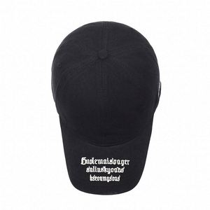 Casquette de baseball 6 panneaux en coton respirant et anti-UV, motif lettres, style vintage brodé, ajustable, idéale pour l'été - Product Image 3