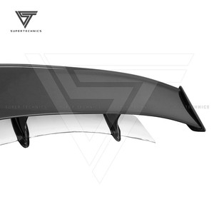 Half Carbon Fiber Customized Top Secret ST2 Style Rear <strong>Spoiler</strong> for Nissan GTR R35 2008-2019 - Product Image 5