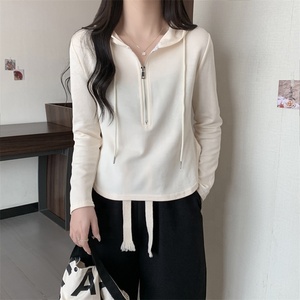 Felpa a maniche lunghe da <span class=keywords><strong>donna</strong></span> all'ingrosso felpa <span class=keywords><strong>con</strong></span> cappuccio da <span class=keywords><strong>donna</strong></span> autunno inverno <span class=keywords><strong>con</strong></span> cappuccio <span class=keywords><strong>felpe</strong></span> <span class=keywords><strong>con</strong></span> <span class=keywords><strong>cerniera</strong></span> in tinta unita da <span class=keywords><strong>donna</strong></span> - Product Image 2