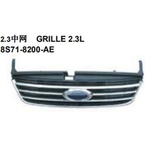 Rejilla Central Superior de Parachoques Delantero para Ford Mondeo 8S71-8200-AE, Pieza de Repuesto de Plástico - Product Image 2
