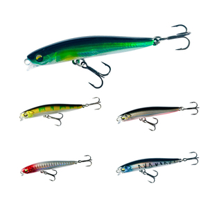 GS9603 85mm Guosong Hundimiento Minnow 3D <span class=keywords><strong>Agua</strong></span> <span class=keywords><strong>salada</strong></span> Nadar Cebo Wobbler Duro pesado hundimiento minnow - Product Image 1