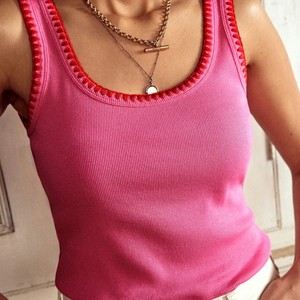 Débardeurs en tricot sans manches de haute qualité pour femmes, vente en gros avec logo personnalisé, fabricant - Product Image 1