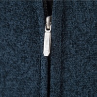 Manteau Cardigan d'Hiver en Cachemire Tricoté avec Logo Personnalisé, Broderie Fermeture Éclair Homme, Veste Slim Coton Maille pour Hommes
