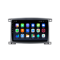 Android 13 Écran tactile IPS complet Autoradio Carplay Lecteur DVD pour Toyota Land Cruiser LC 100 VXR 2002-2007 2 Din GPS Navigation