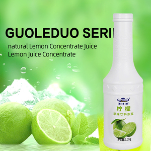 Jugo de limón, tienda de té de la leche, jugo concentrado especial, bebida, <span class=keywords><strong>sabor</strong></span> a fruta, pulpa original gruesa, concentrado de jugo de limón, 1,2 kg - Product Image 2