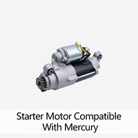 Moteur de démarrage hors-bord Mercury compatible avec les modèles 2 temps 35-300 CV et 4 temps 10-90 CV, diverses spécifications disponibles