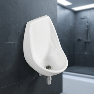 Ensemble urinoir de produits sanitaires rondes, en céramique, pour salle de bain, produits de toilette, 320X330X400mm, porcelaine, usine - Product Image 2