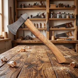 Hache de survie tactique industrielle en acier à haute teneur en carbone, durable, pour l'extérieur, outil multifonctionnel personnalisé pour le camping, vente en gros - Product Image 3