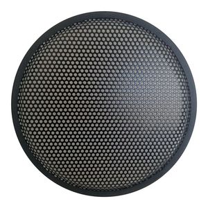 8 Inch <b>Speaker</b> Grille Black Perforated Metal Mesh Protective Cover For <b>Audio</b> Equipment - Product Image 1