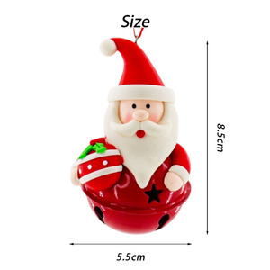 Sang trọng giáng sinh cây búp bê chuông chuông Jingle chuông Santa Snowman dễ thương Chuông đồ trang trí cho Xmas năm mới thanh lịch treo - Product Image 3