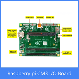 Raspberry Pi Compute Module 3 (CM3) Placa adaptadora de interfaz de E/S, placa original CMIO V3.0 - Product Image 5