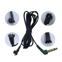 Cable conductor óseo B71 con tornillo de bloqueo para auriculares transductores óseos de audiómetro