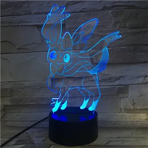 אישית מתנה 3D אשליה מנורת מותאם אישית אקריליק מנורות 3D לילה אור מתנה לאשתו מותאם אישית Led אורות מתנה עבור ילד