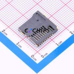 ZX-TF-481.8J SD Card / Memory Card Connector SMD Connector Self-Return Type MicroSD Card (TF Card) Card Holder 1.85mm - Product Image 2