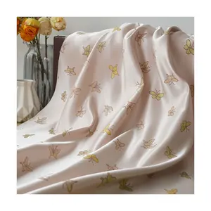 Best-selling brocade autumn and winter small yellow flower pattern beautiful children's jacquard fabric